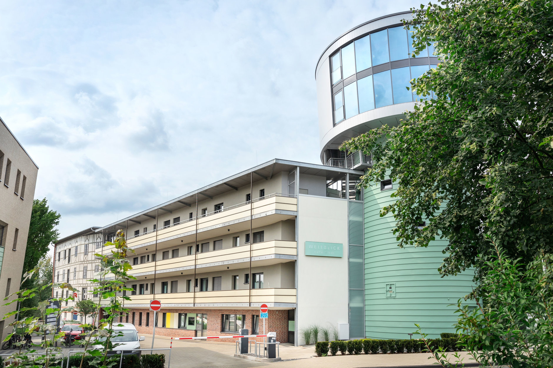 Dies ist die einfahrt des MVZ Herz Gifhorn.