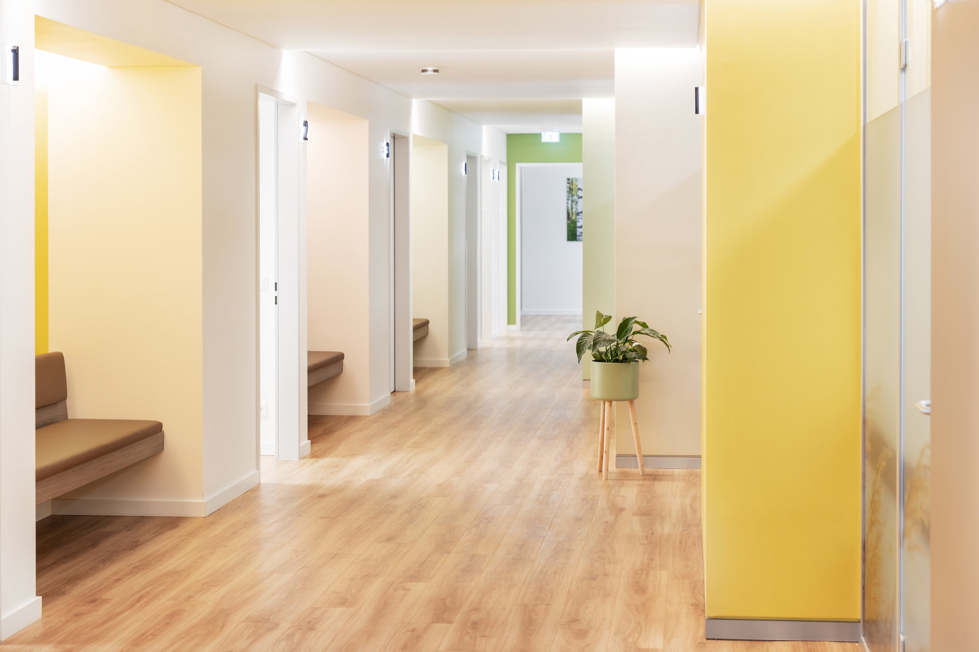 Dies ist der Flur im MVZ Herz Gifhorn.