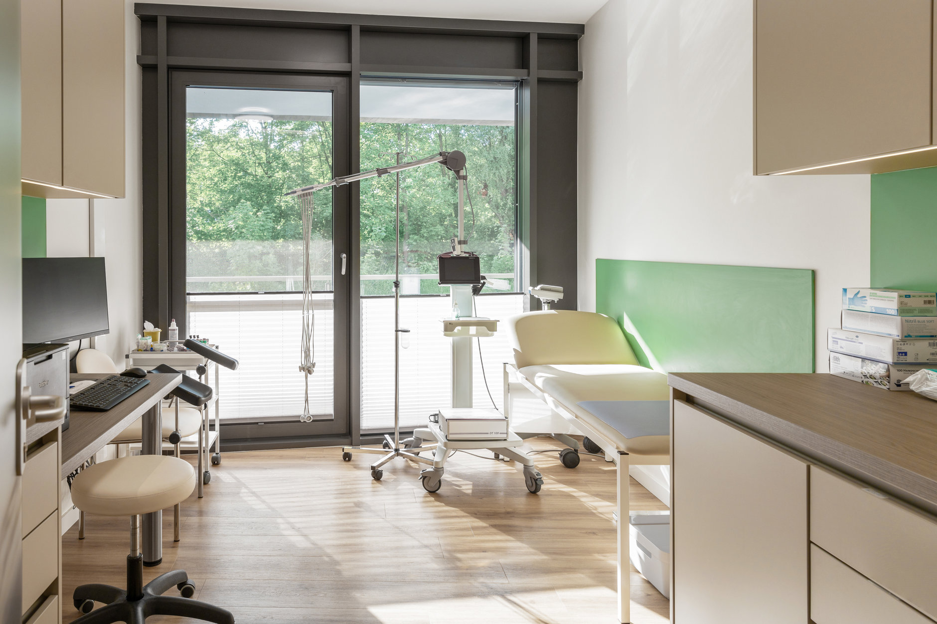 Dies ist ein Untersuchungsraum des MVZ Herz Gifhorn.