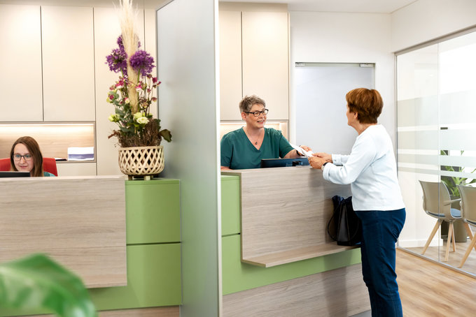 Dies ist der Anmeldebereich im MVZ Gifhorn.